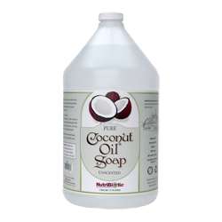 NutriBiotic Coconut Oil Soap Unscented 1 Gallon 728177015060  