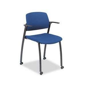  HON F3 Series Guest Arm Chair with Casters, Mariner 