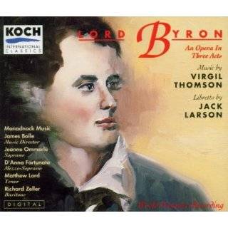 Virgil Thomson Lord Byron by Thomson, Ommerle and Fortunato ( Audio 