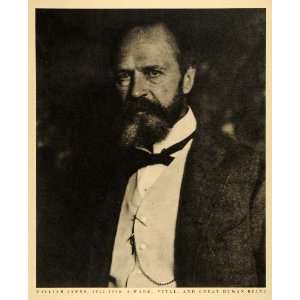  1943 Print Portrait William James Psychologist Physician 