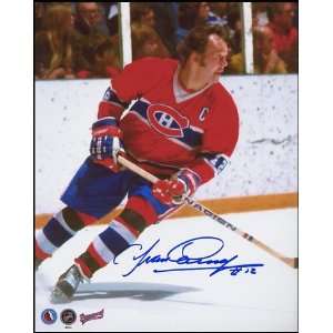  Yvan Cournoyer Montreal Canadiens Autographed/Hand Signed 