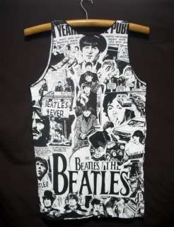 New Beatles singlet tank top shirt pop rock band tour 36 SIZE M 