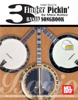 Finger Pickin Banjo Songbook Mike Bailey Book Cd NEW  