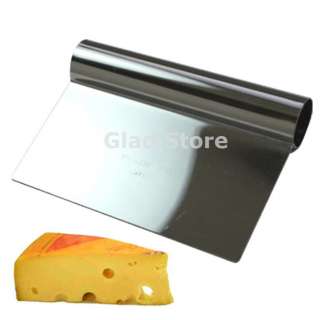Stainless Steel Cake Pizza Dough Scraper Cutter Pastry  