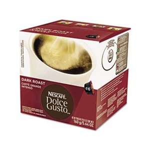 Coffee Capsules, Dark Roast, 1.85 oz., 16 per Box 