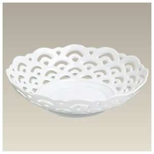  White Porcelain Openwork Bowl