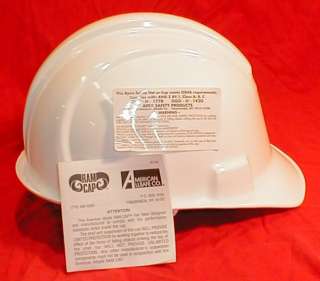 Dozen WHITE Apex Ram Cap Hard Safety Hats USA OSHA Compliant NEW 