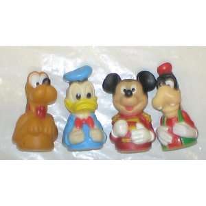   Finger Puppets w/ Pluto Goofy Donald Duck & Mickey Mouse Toys & Games