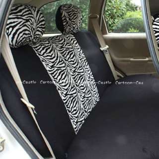 Hello Kitty Auto Car Front Rear Seat Cover Coat Zebra  
