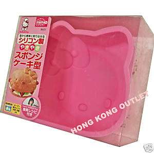 HELLO KITTY HUGE Silicone CAKE PUDDING Cookie MOLD A26  