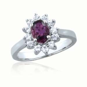   Effy Sterling Silver Ruby and White Sapphire Ring, 1.28 Tcw. Jewelry