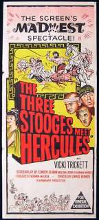 THREE STOOGES MEET HERCULES 1962 Daybill Movie poster  