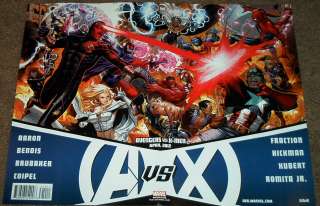   AVX POSTER BENDIS FRACTION HICKMAN PHOENIX WOLVERINE HULK XMEN  