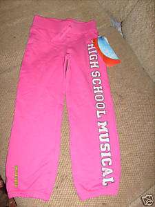 NWT NEW GIRLS DISNEY HIGH SCHOOL MUSICAL PANTS SZ 4  