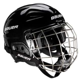   Bauer Lil Sport Youth Hockey Skiing Skating Helmet WITH CAGE Bk or Wht