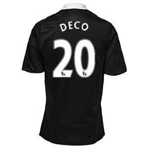  Chelsea 08/09 Away Black Soccer Jersey DECO M/L/XL Sports 