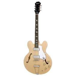  Epiphone Casino Archtop Electric Guitar, Natural Musical 