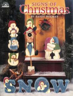 SIGNS OF CHRISTMAS by SANDY HOLMAN   DECORATIVE PAINTING PROJECTS 