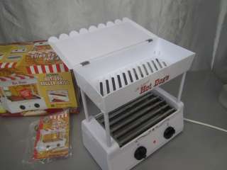 OLD FASHIONED HOT DOG ROLLER GRILL BY NOSTALGIA ELECTRONICS  