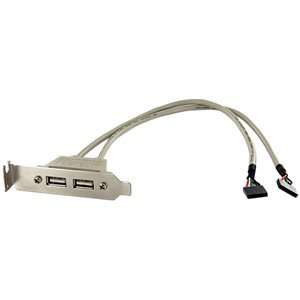   USB FEMALE LP BACK PLATE ADAPTER MB CP. Type A Female USB, Serial ATA