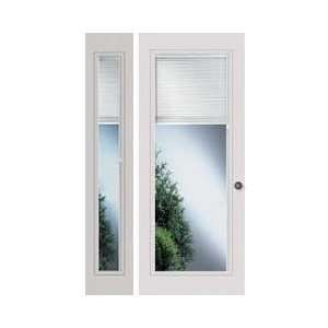 Exterior Door Blinds Between Glass Smooth Fiberglass Full Lite with 1 