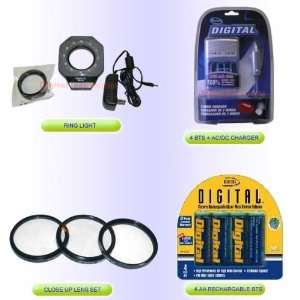 Digital & Film SLR Macro Lighting Kit Ring Light Flash 