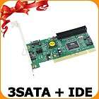 VIA VT6421A 3 SATA 1 Port IDE PCI RAID Controller Card