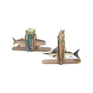  Rivers Edge® Fish Bookends; Trout