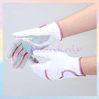 1Pair Women Lady Anti slip Baseball Tennis Golf Gloves  