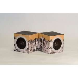   ORIGAUDIO FNPCITY FOLD IN PLAY RECYCLED SPEAKERS FLAT N FOLD   FNPCITY
