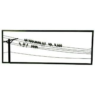 Plastec Birds On A Wire Dark Bronze Wall D?cor WD202DB