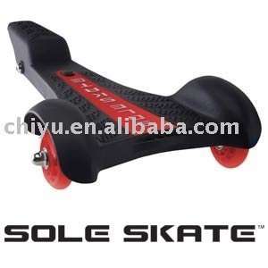  sole skate skateboard 3 wheel skater triangle scooter 
