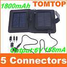 Solar Battery Charger iPods Phones Cameras USB  
