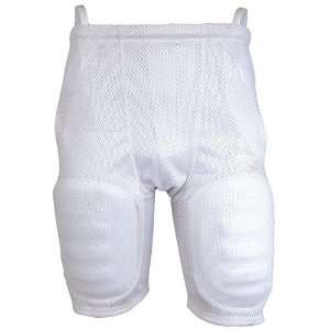   Pocket Mesh Football Girdles WHITE YOUTH   L/XL