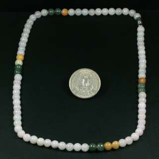 17 3 color Lavender Necklace Grade A Jade Jadeite  