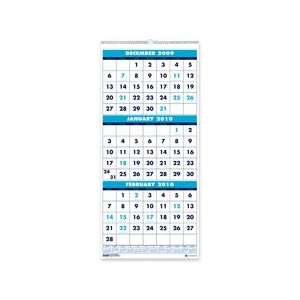    Month Format Wall Calendar, 12 1/4 x 27   HOD3640