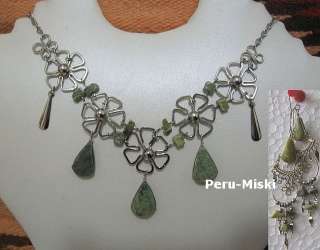 STONE SETS   NECKLACES EARRINGS Peruvian Jewelry  