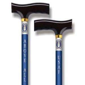  Straight Adjustable Aluminum Cane With Fritz Handle US Air 