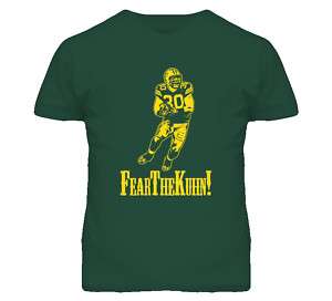 Green Bay Cool Football John Kuhn Sports Green T Shirt  