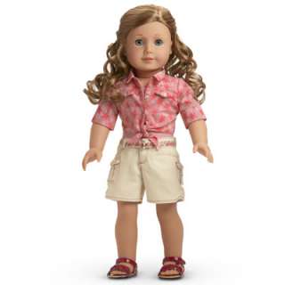 NEW American Girl Doll Nickis Tie Top & Shorts Outfit LTD Edition 