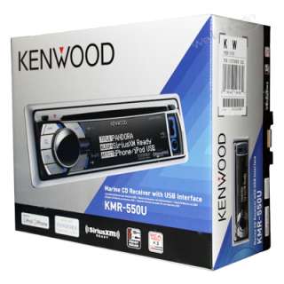 Kenwood KMR 550U Marine Audio CD Player USB/AUX Stereo Receiver 