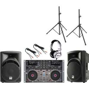  Gemini CDMP 6000 / RS 410 DJ Package Musical Instruments