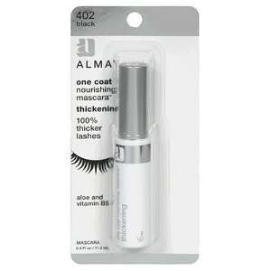  Almay One Coat Thicken Mascara Black (Pack of 2) Beauty
