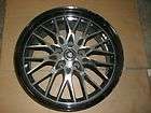 18x8 Konig Lace Black Wheel Rim Tire 5x115 467