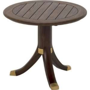  Gloster Anassa 7421M Outdoor 22 Round Side Teak Table 