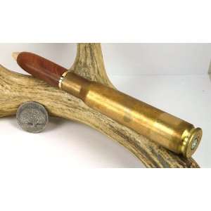   RedHeart 50cal Rifle Cartridge Pen With a Gold Finish