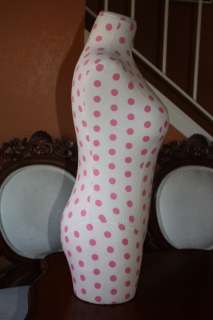 Rare Victorias Secret PINK polka dot French Mannequin display store 
