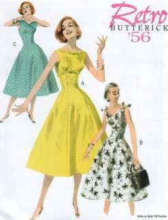   5603 UNCUT PATTERN Vintage/Retro Sun Dress 50s Rockabilly Swing 14 20