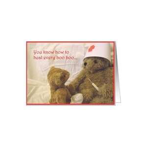  Teddy Bear Nurse   Happy Nurses Day Card Health 