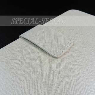 White Leather Case Cover for Kindle 3 kobo Pendo 7pad  